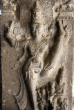 Hall of 100 pillars - dancer, Varadaraja Perumal Temple, Kanchipuram, India