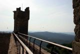 Anita atop the fortress of Montalcino.jpg