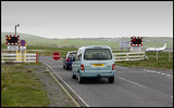 Closing the road over the airstrip when planes are landing