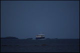 Linga Ferry returning to Laxo