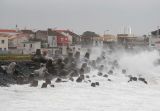 Waves breaking Ponta Delgada