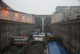 Opening Ship Lock near the Three Gorges Dam