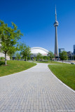 Sidewalk to tower