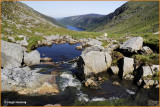 IRELAND - CO.WICKLOW - GLENDALOUGH - VIEW FROM THE SPINK TRAIL