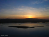 IRELAND - CO.SLIGO - BALLYSADARE BAY FROM SUMMIT OF KNOCKNAREA MOUNTAIN