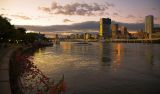 Brisbane sunset South Bank