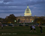 Soccer Past Sunset