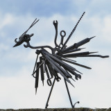 one of many fun scrap sculptures by Ian Young