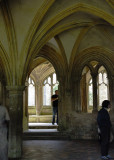 part of the original abbey looking towards the cloisters