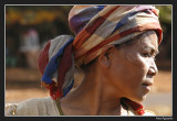 Mujer mercado- Champasak