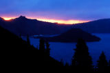 Stormy Sunset Over Crater Lake