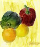 Painter 7 Watercolor veggies
