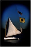 White Sails Yellow Flag
