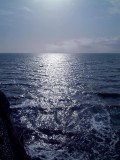 Sun on the water, Sidmouth