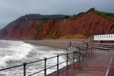 Red rock and surf, Sidmouth