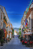 Sunny street in Marbella