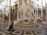 Pantheon with exhibition Leviathan Thot by  Ernesto Neto