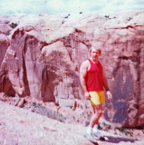 Hiking /Biking Out At  Slick Rock  Near Moab ( 1987 )