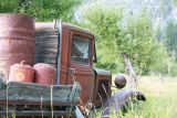  Old Bucker Truck In Historic Orchard