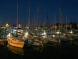 Evening At Olympia Boat Harbor