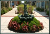 Water fountain statue at Market Common