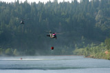 6-30: Chinook and Black Hawk copters at Magalia Reservoir