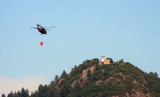 6-30: Black Hawk copter flies by Sawmill Peak Lookout