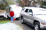 Jill and their 17' Casita Spirit DeLuxe