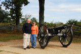 Jill and Mickey at Gettysburg Cemetery