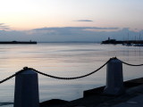 Dn Laoghaire at sunset