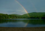 Rainbow over Middle Pea Porridge Pond