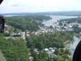 View from the copter