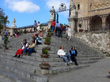 the Cathedral stairs.