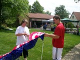 Kim & Matt getting ready