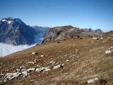 Blick zum Glrnischmassiv, rechts der Schilt