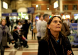 October 25 2009:<br> Lady at Victoria Station