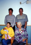 Oct 23/2001 - 5 generations - Kim, Phil, Katie, Aspen & Mother