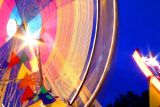 Allegan County Fair at night - Michigan