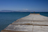 Looking out on Albania