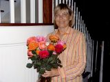 Roses from her son