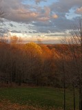 autumn view from rear of house