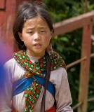 We saw many girls caring  for younger siblings who they often carried on their backs.