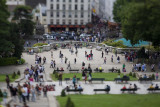 Tilt Shift image at Montmartre