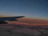 Sunrise from Plane<BR>July 4, 2008