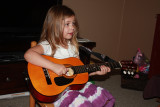 Emma Playing Guitar<BR>November 8, 2009