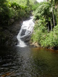 Waterfall near Port Glaud