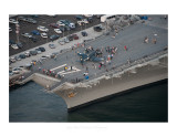 Veterans Day Ceremony on deck of USS Midway CV-41