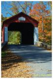 Autumn Road to<br> VanSant Covered Bridge