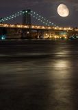Manhattan Bridge At Night 2