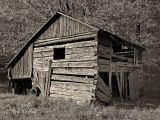 October 15, 2006  -  Old Log Barn near Arnoldsburg